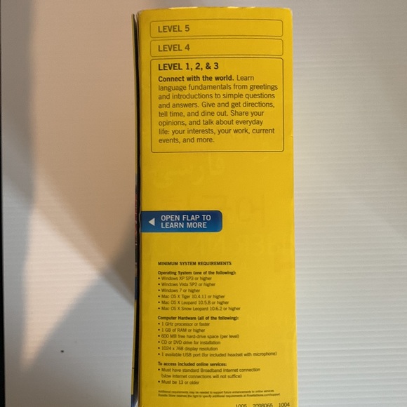 Rosetta Stone - Spanish (Latin America) level 1,2 and 3 - Picture 4 of 5